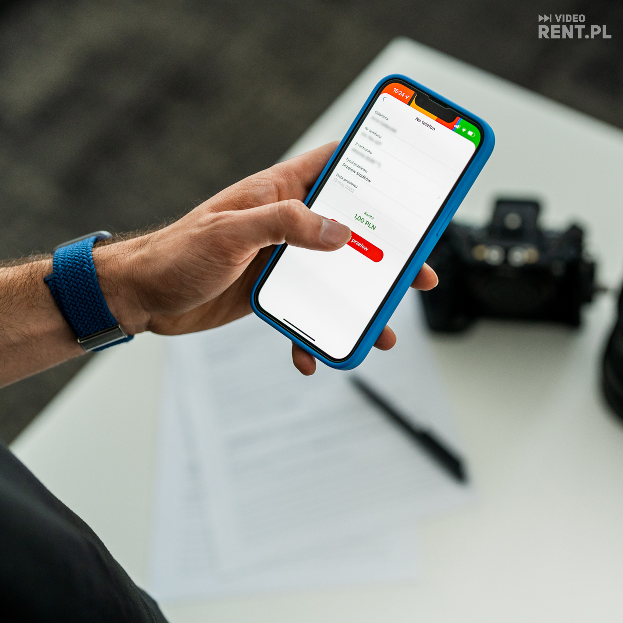 Procedura wypożyczania sprzętu filmowego w Video Rent